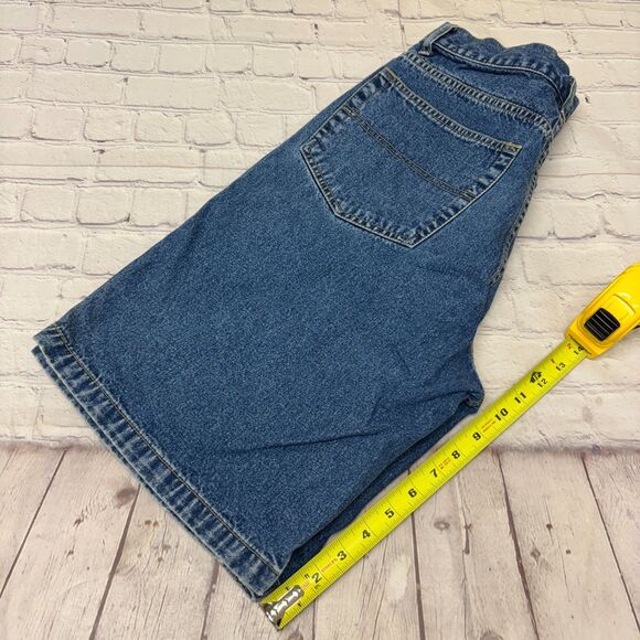 Vintage Tommy Hilfiger Men Jean Denim Shorts Size 32 Baggy Y2K Utility C025 -4 - Picture 6 of 16